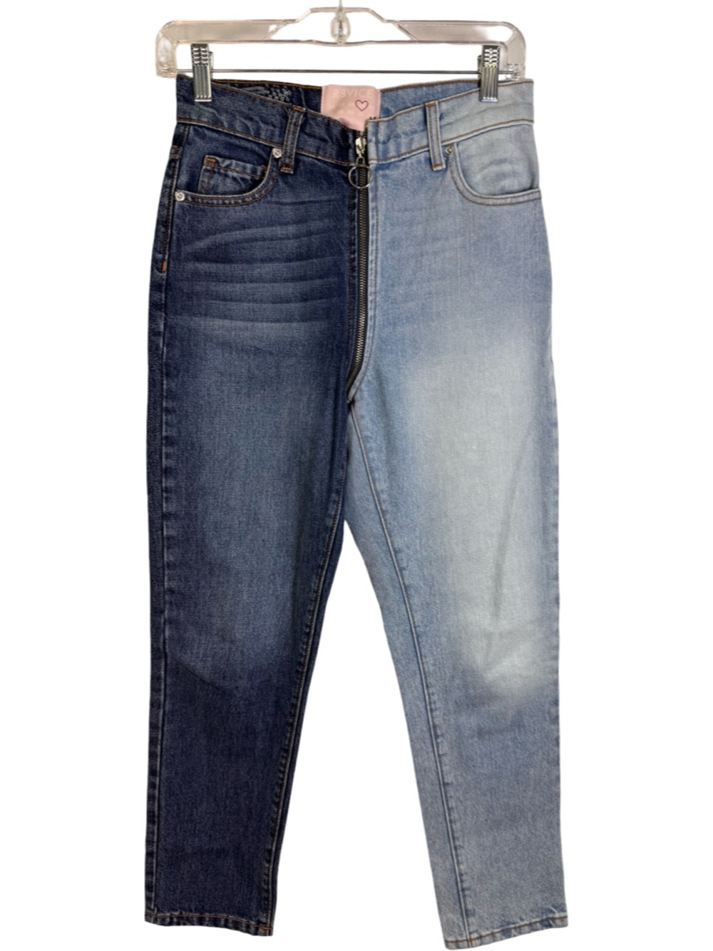Revice Two Tone Split Denim Jeans Size 26